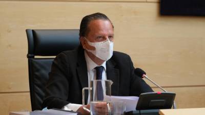 Mario Amilivia, en la Comisión